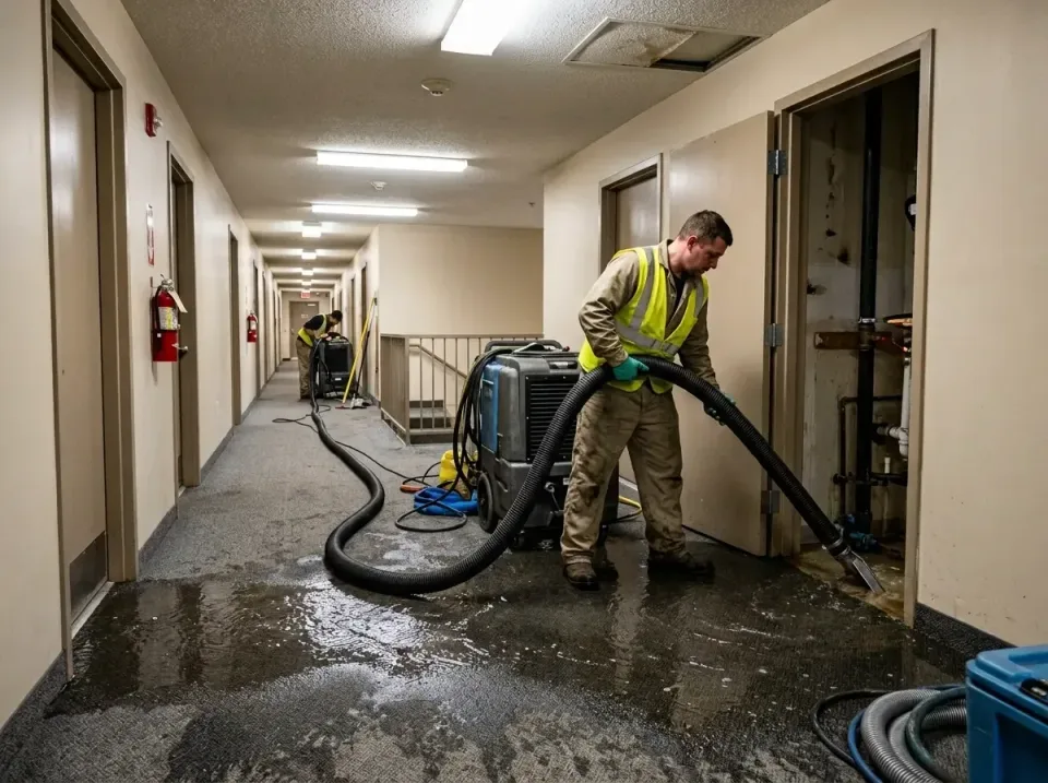 multi-unit-apartment-hallway-f-005 — frequently asked questions, Emergency Burst Pipe Water Extraction & Removal in Mason, OH
